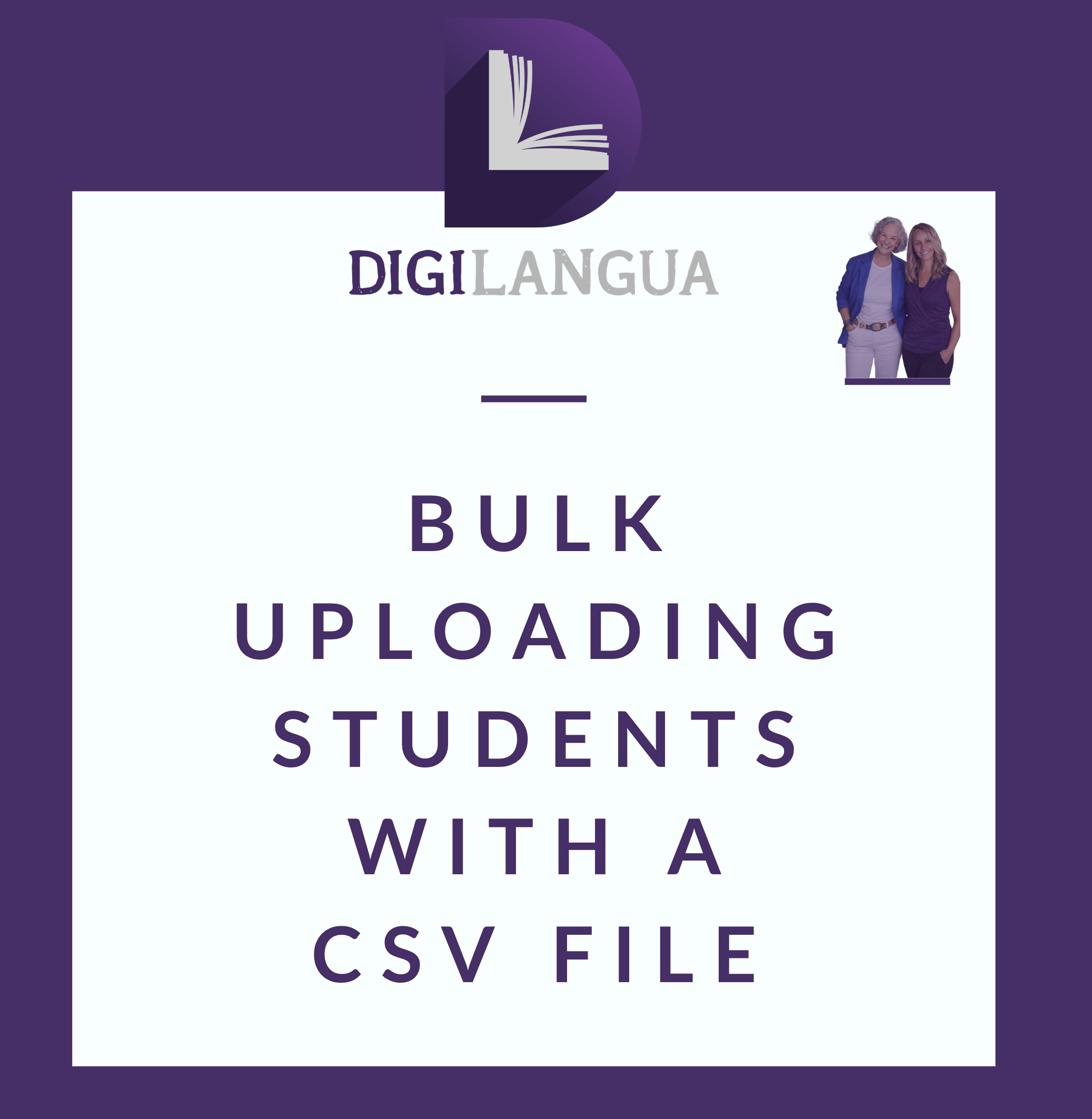 Bulk Uploading Students With a CSV File